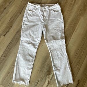 White Distressed Women's Jeans
